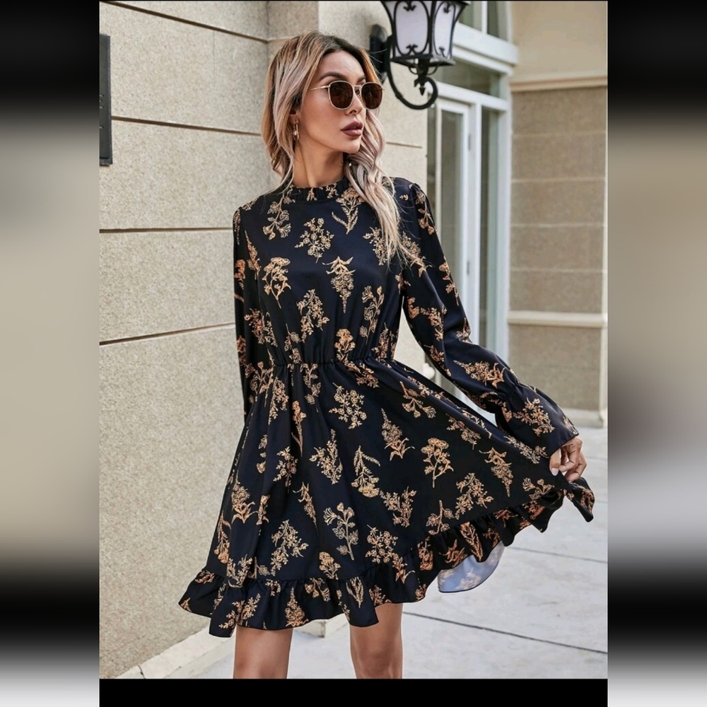 Black and Gold dress